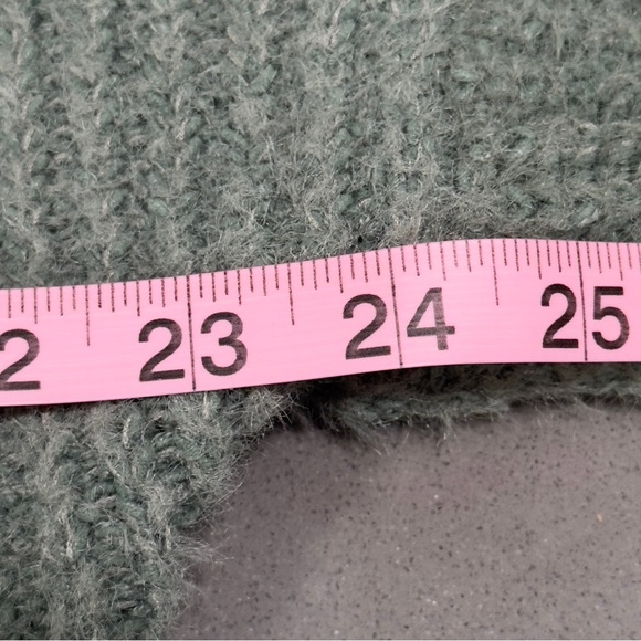 Abercrombie & Fitch Button Up Cardigan Size L Green Soft Collection Sweater - Picture 12 of 13